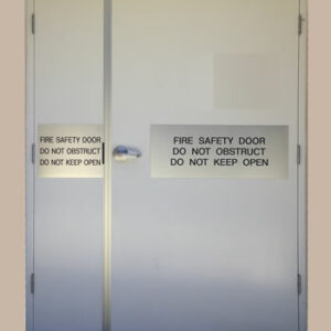 Double Fire Door Supply & Installation